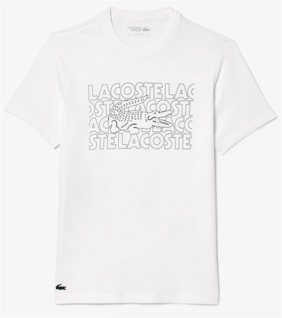 Lacoste Ultra Dry Printed t-shirt - White